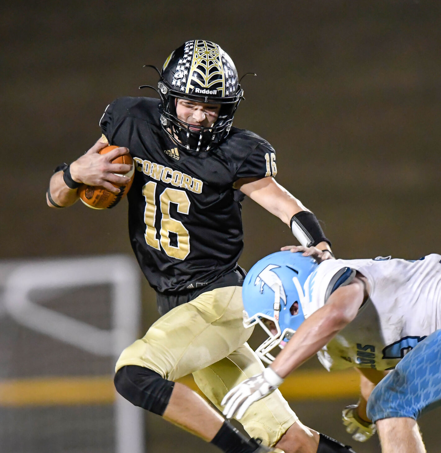 Concord stopped a final West Rowan drive inside their 15 yard line to win the South Piedmont 3A regular season.